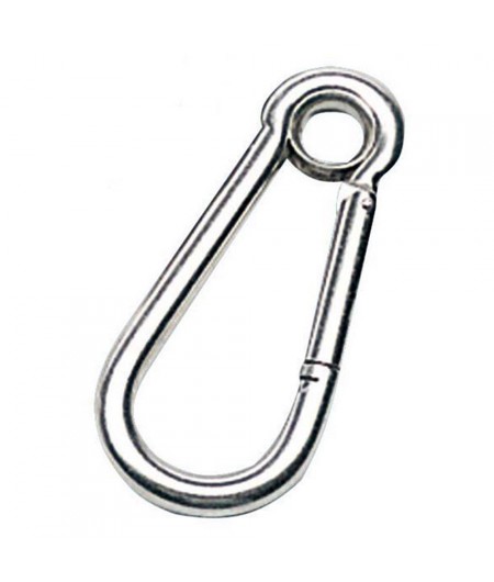 Mousqueton avec oeil - inox - ø13 mm