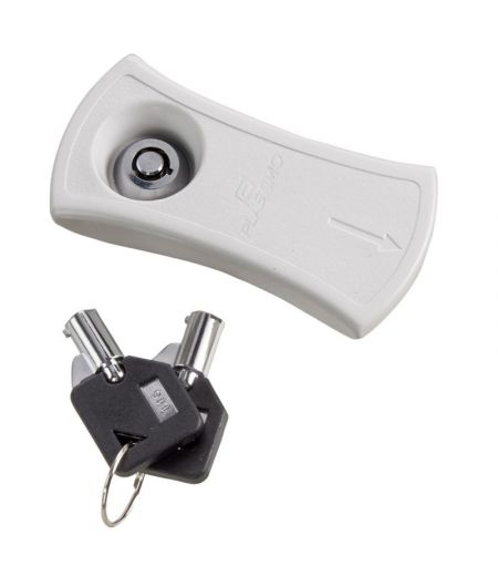 Kit serrure pour trappe blanche