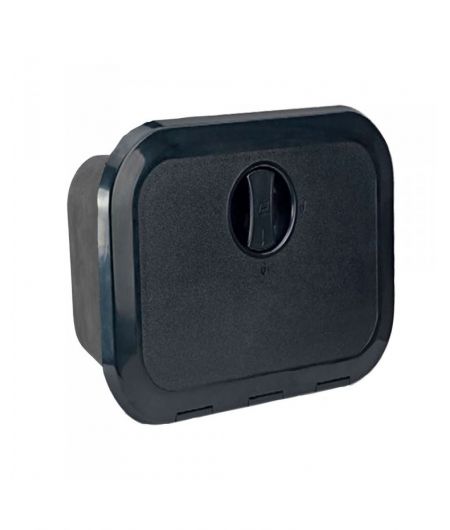 Trappe noir avec coffre 270 x 374 mm