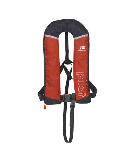 Gilet Pilot 275N automatique avec harnais - rouge