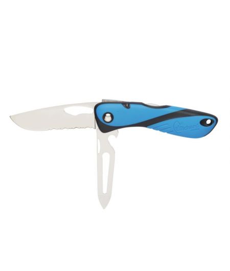 Couteau Wichard Offshore, démanilleur, epissoirbleu/noir