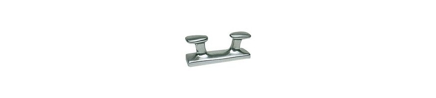 Bitte d'amarrage alu, inox, laiton