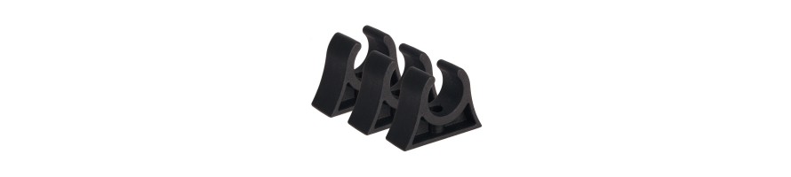 Clips caoutchouc pour tube