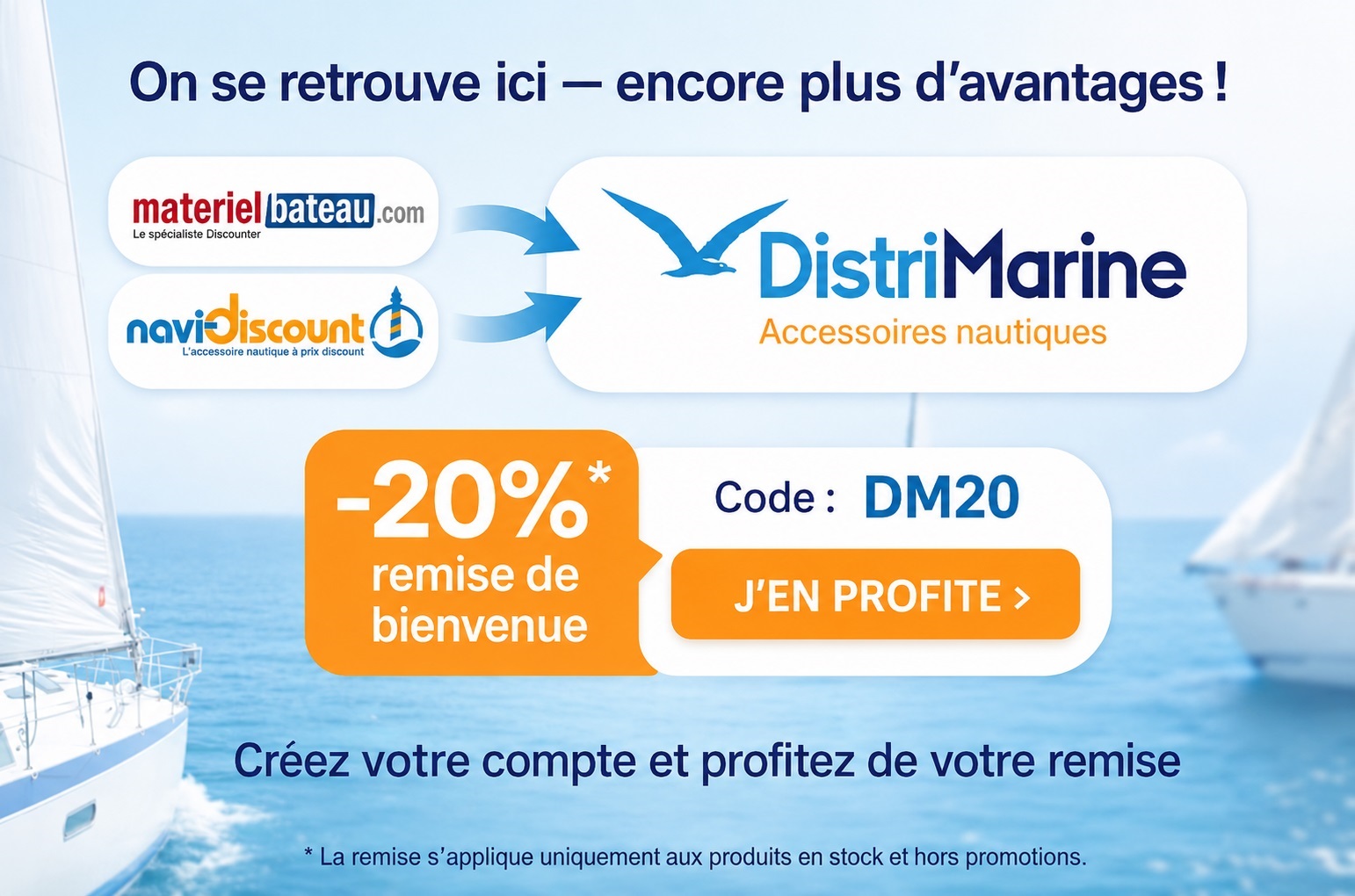 Fusion MaterielBateau et Navi-Discount vers DistriMarine.com